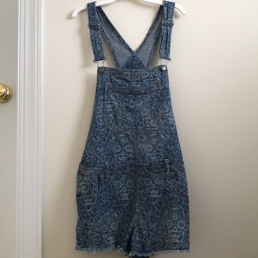 Overall shorts from Aeropostale (Bethany Mota)